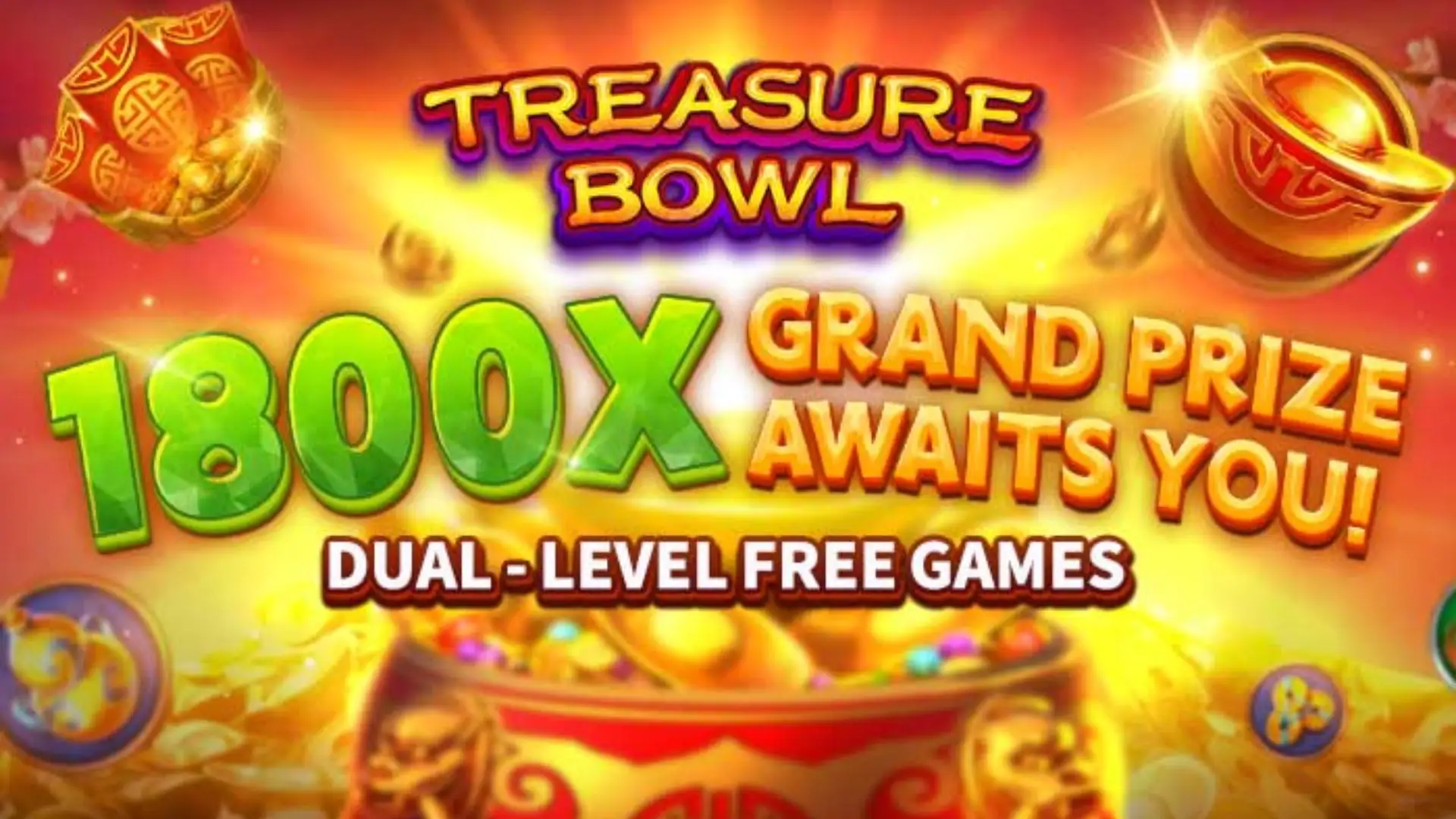 Multiplicadores Treasure Bowl 2024fp - 7777x Máximo com Tigela Dourada